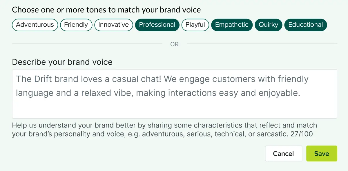 Bionic chatbots Screen